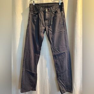 Levis 514 Dark Gray Jeans LONG.